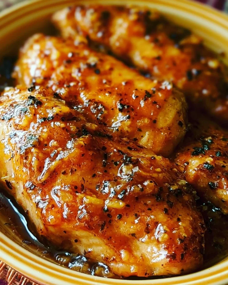 Plate of Brown Sugar Garlic Chicken garnished with green onions and sesame seeds