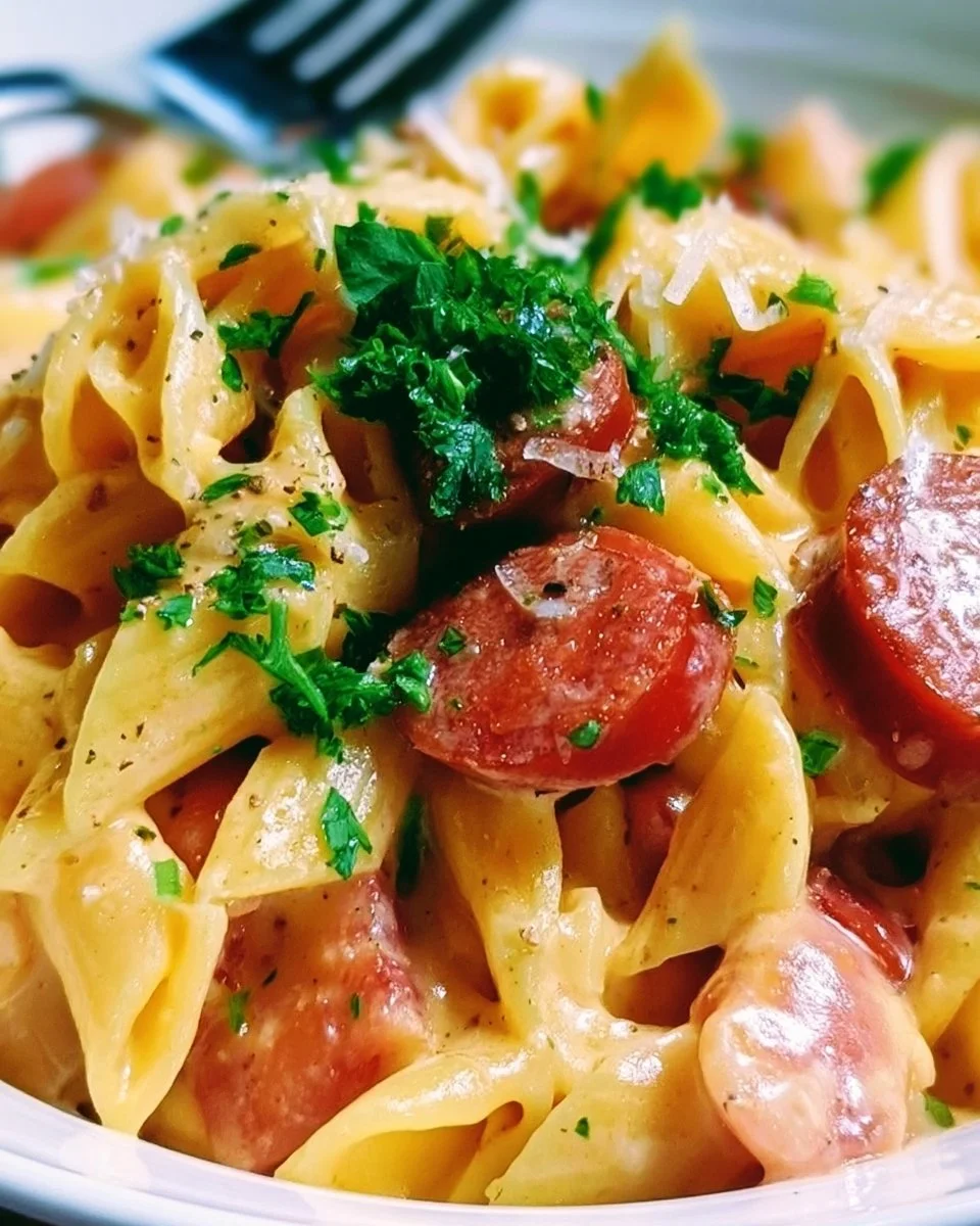Creamy Smoked Sausage Pasta Recipe