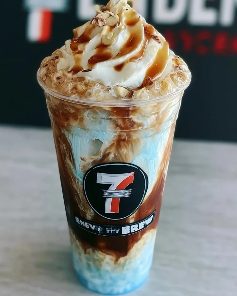 Iced coffee drinks and 7 Brew energy combos at Eleven Coffee