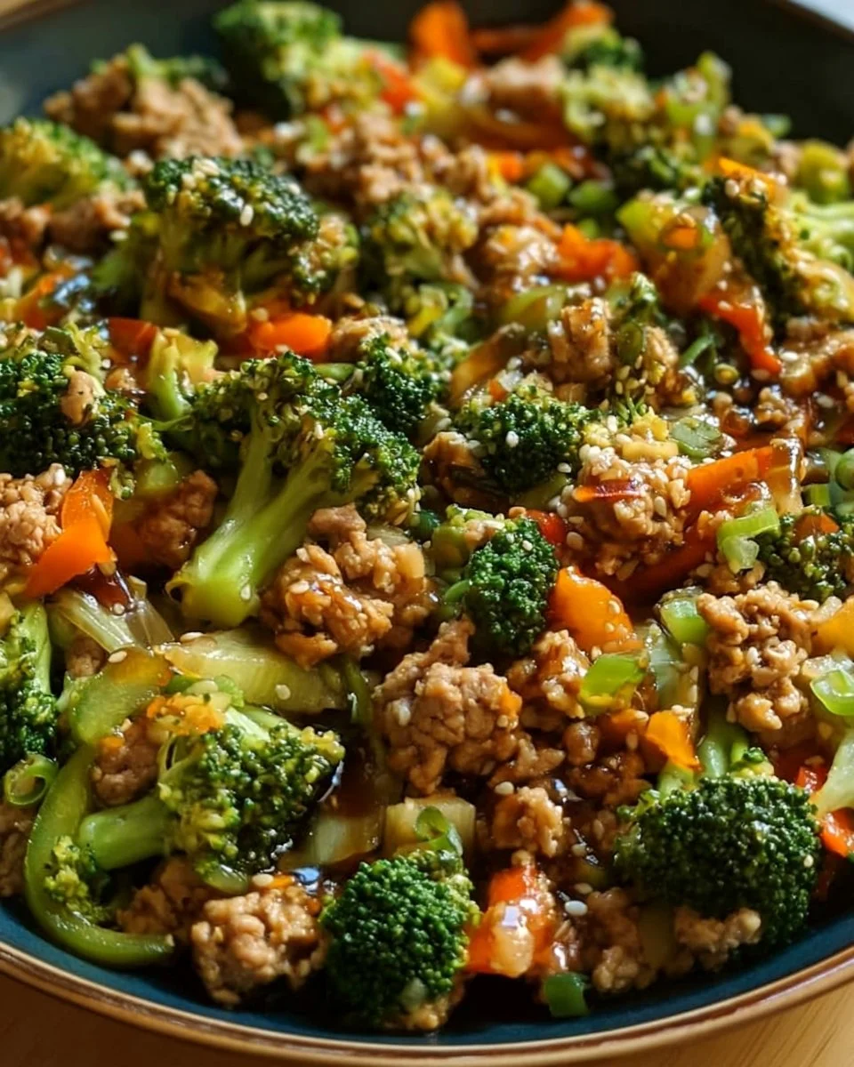 Ground Turkey Teriyaki Stir Fry