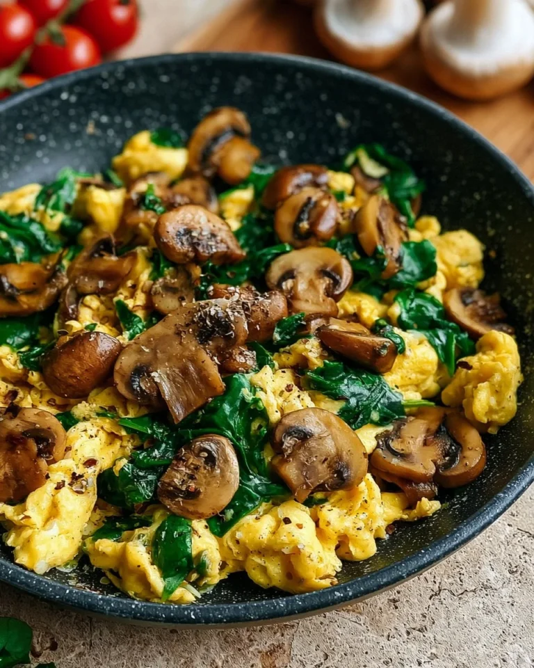 Healthy breakfast ideas with mushrooms served on a plate