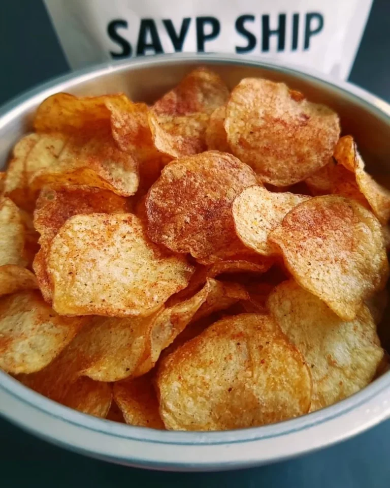 Bowl of healthy homemade potato chips for a nutritious snack option