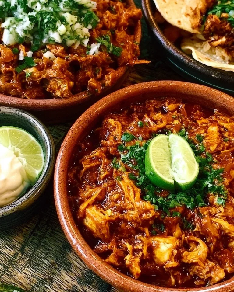 Mexican Chicken Dinner featuring Tinga Thighs and Chipotle Sauce