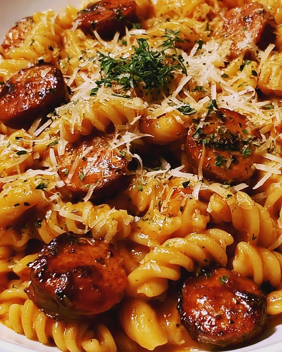 One-Pot Honey BBQ Sausage Pasta Recipe