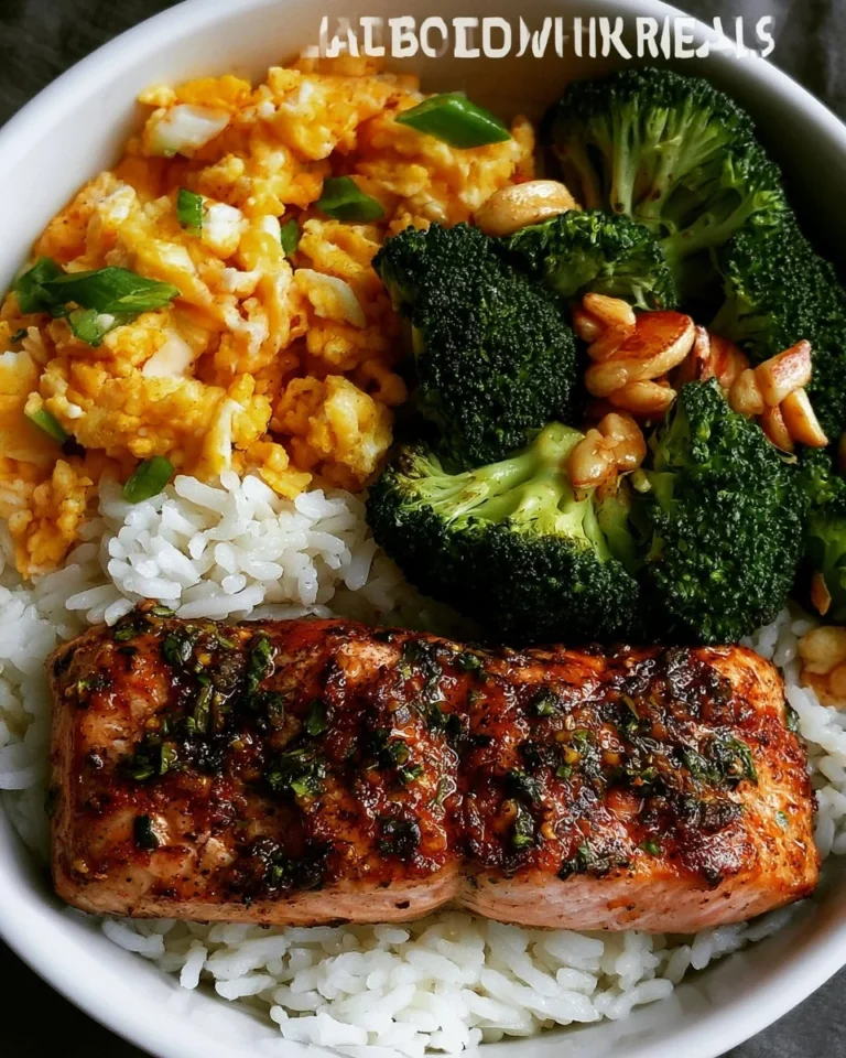 Delicious low-carb high-protein meal ready to serve