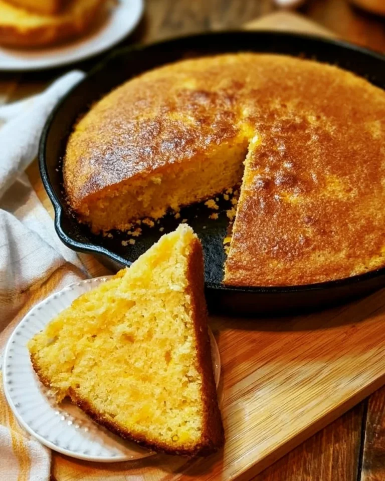 Delicious Southern Buttermilk Cornbread fresh out of the oven