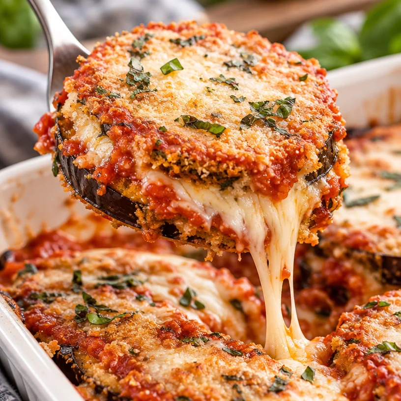 Best-Ever Easy Baked Eggplant Parmesan