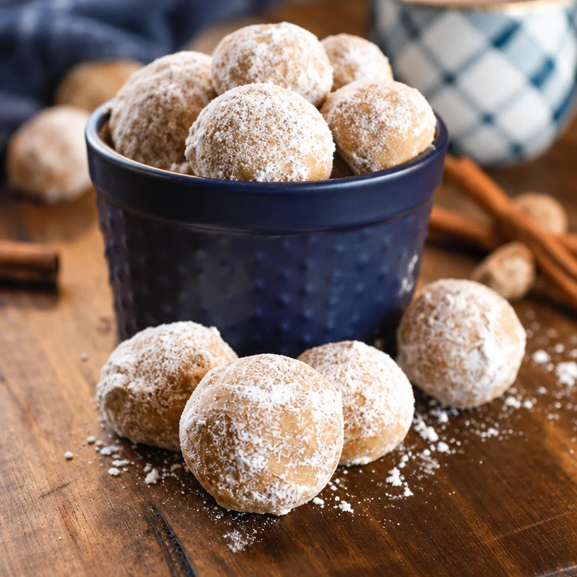 Best-Ever Easy Gingerbread Snowball Cookies Recipe