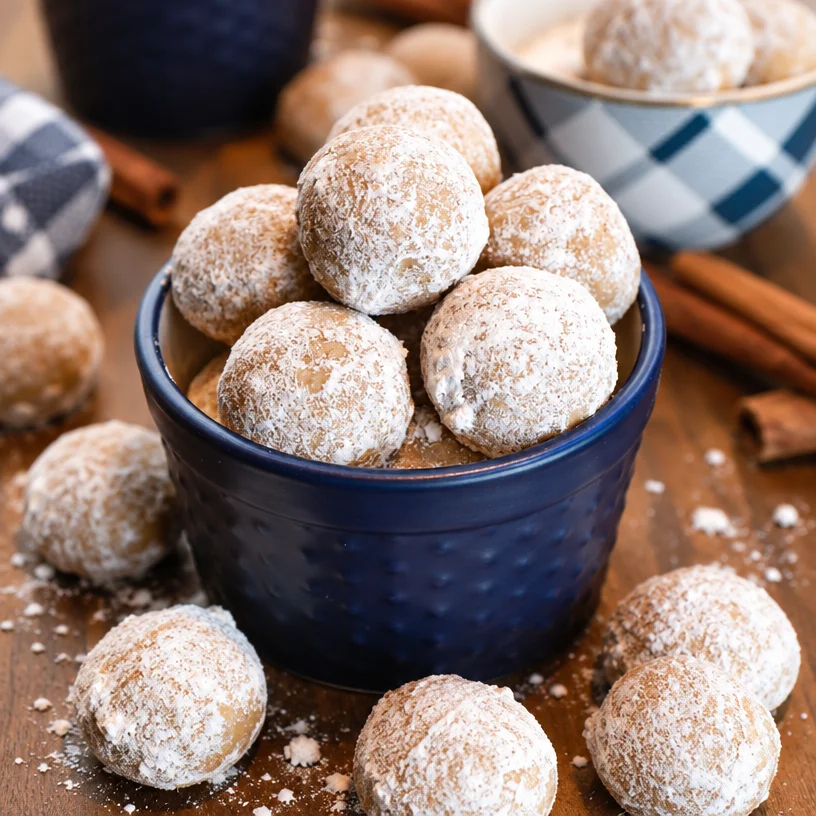 Best-Ever Easy Gingerbread Snowball Cookies Recipe