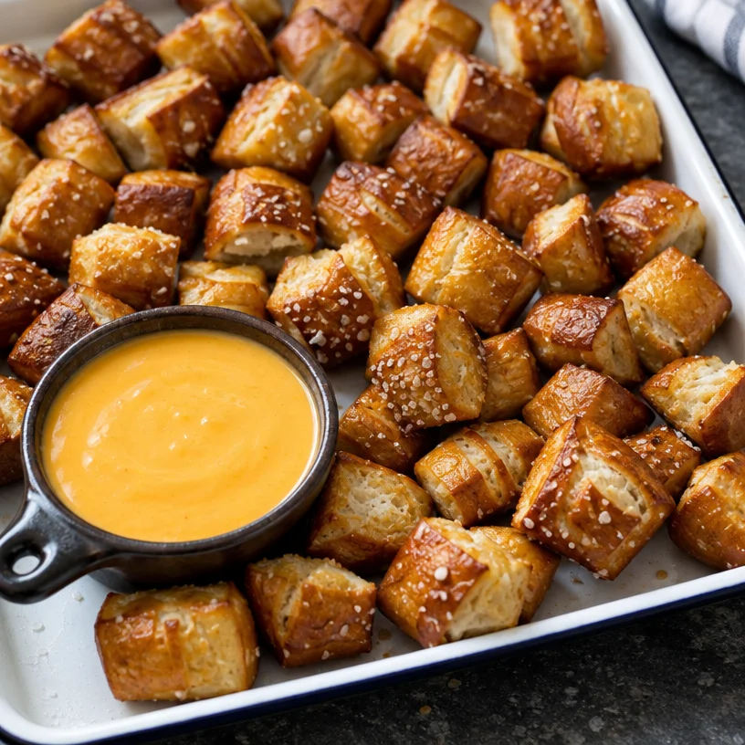 Best-Ever Easy Homemade Soft Pretzel Bites Recipe