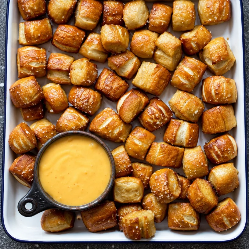 Best-Ever Easy Homemade Soft Pretzel Bites Recipe