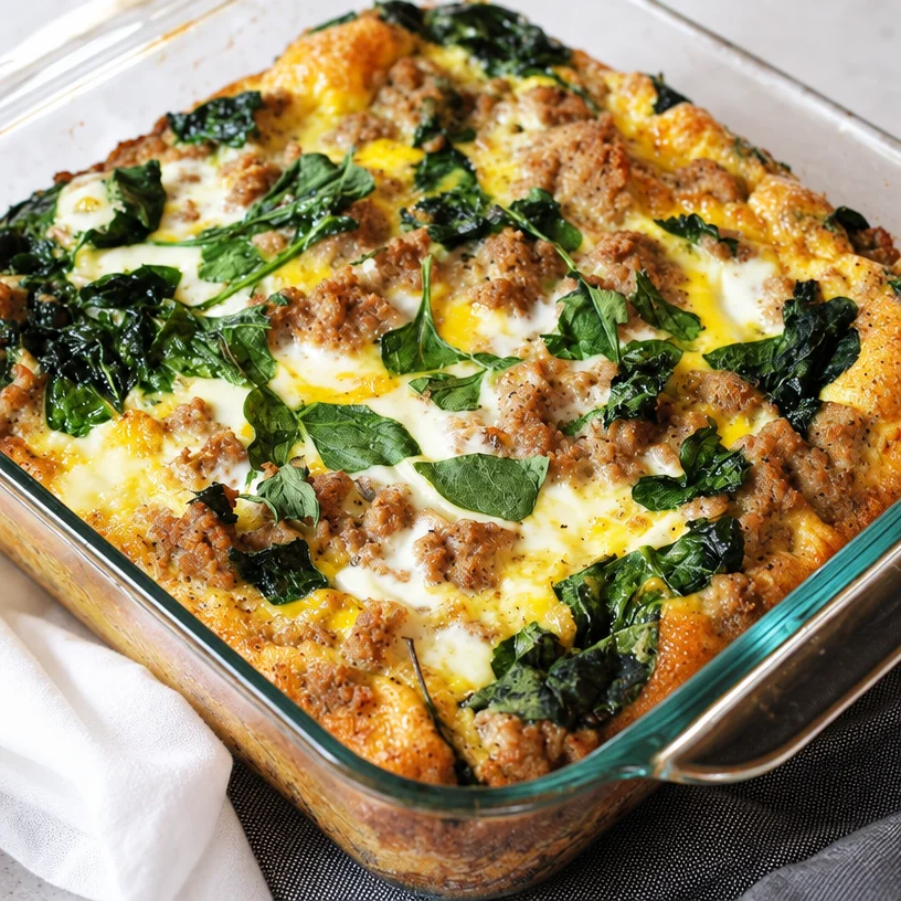 Delicious Easy Turkey Egg Breakfast Casserole
