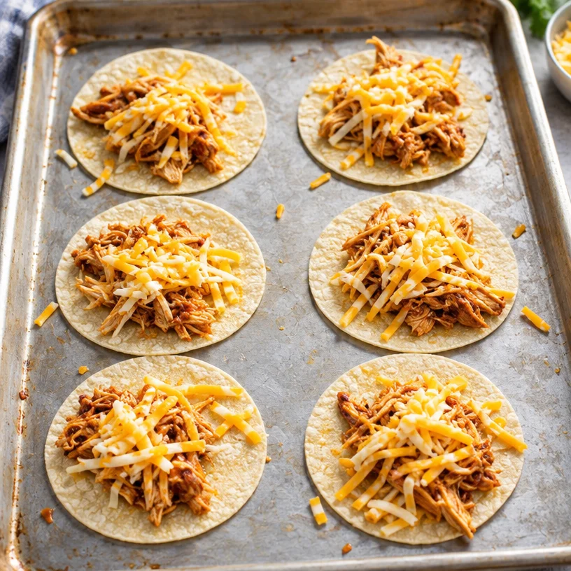 Easy 20-Minute Mini Baked Chicken Tacos