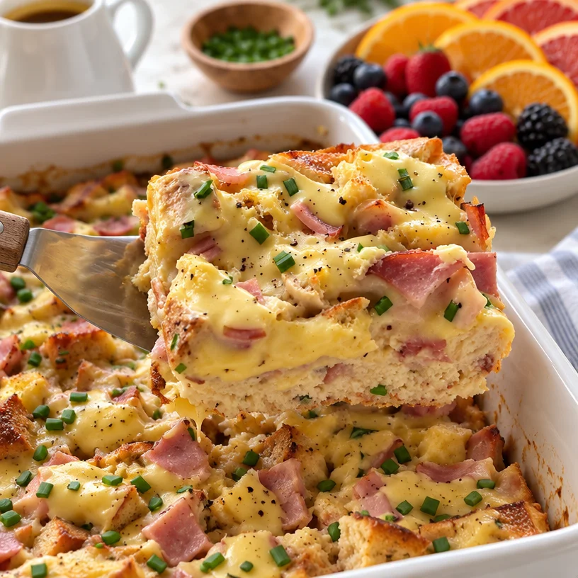 Ultimate Easy Eggs Benedict Breakfast Casserole